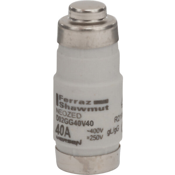 Mersen Sicherungseinsatz NEOZED gG D02 AC400V 40A sw D02GG40V40